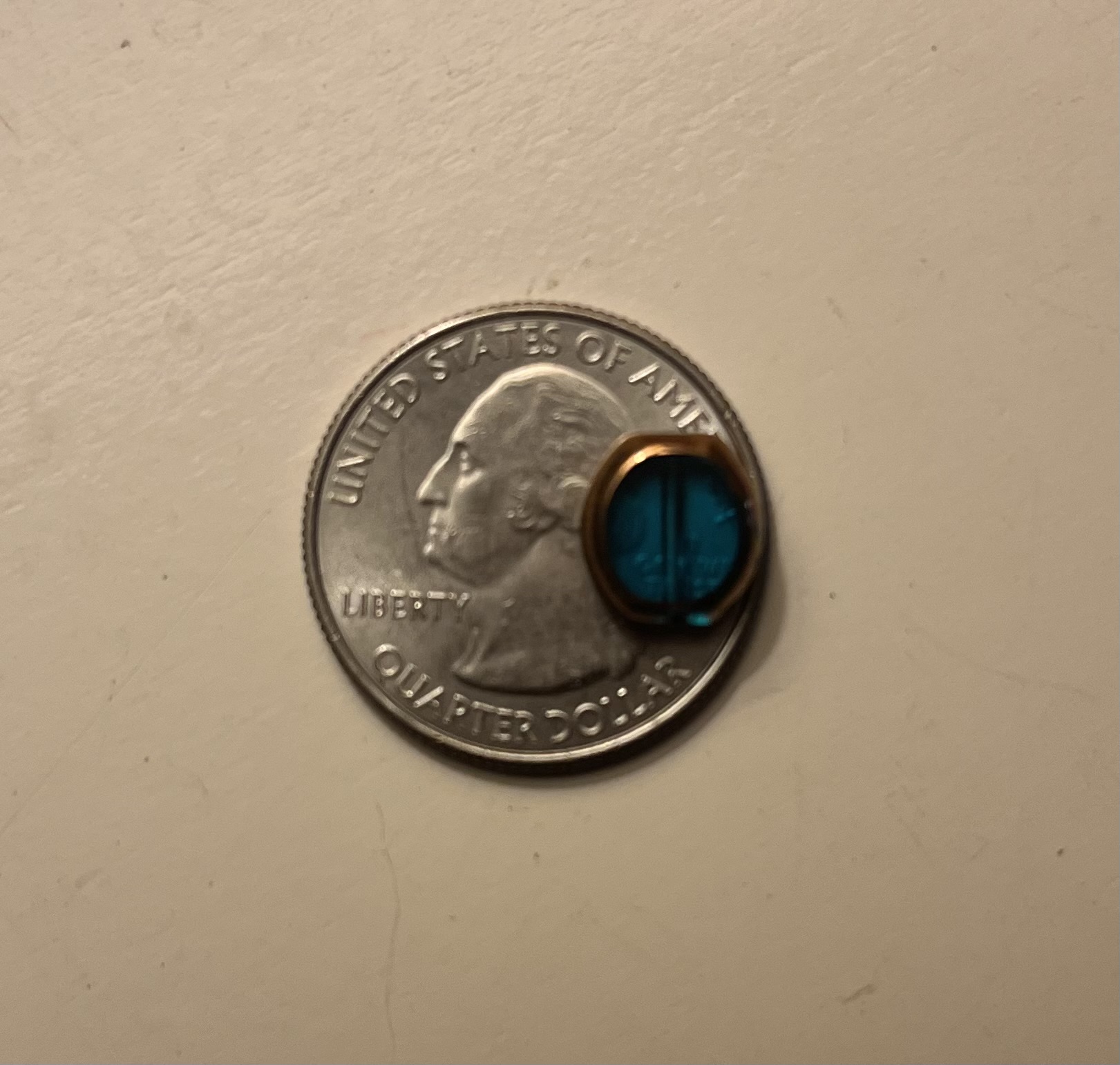 Blue Glass Earrings