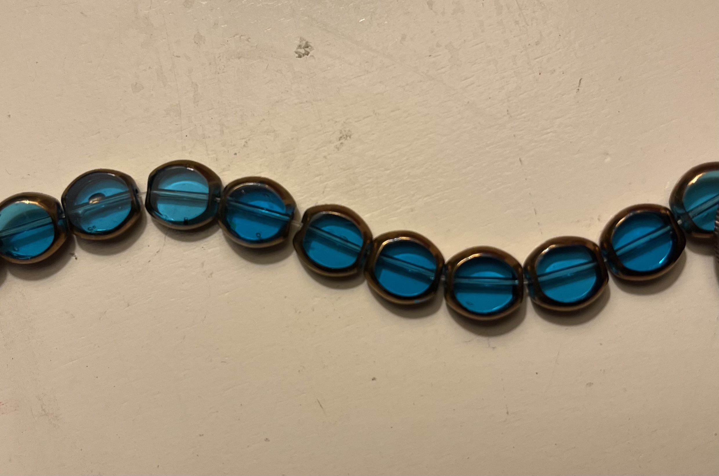 Blue Glass Earrings